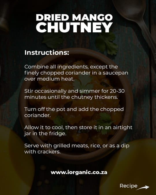 Dried Mango Chutney recipe card